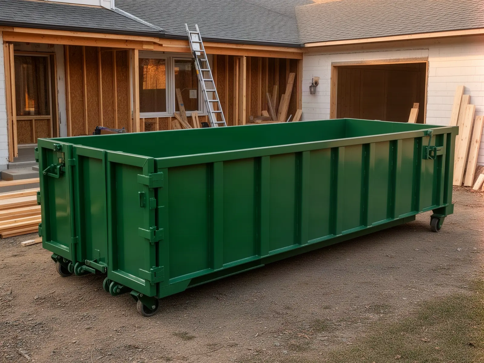 Roll-off dumpster from Gregory & Garrett Dumpster Rental in Webb City, MO